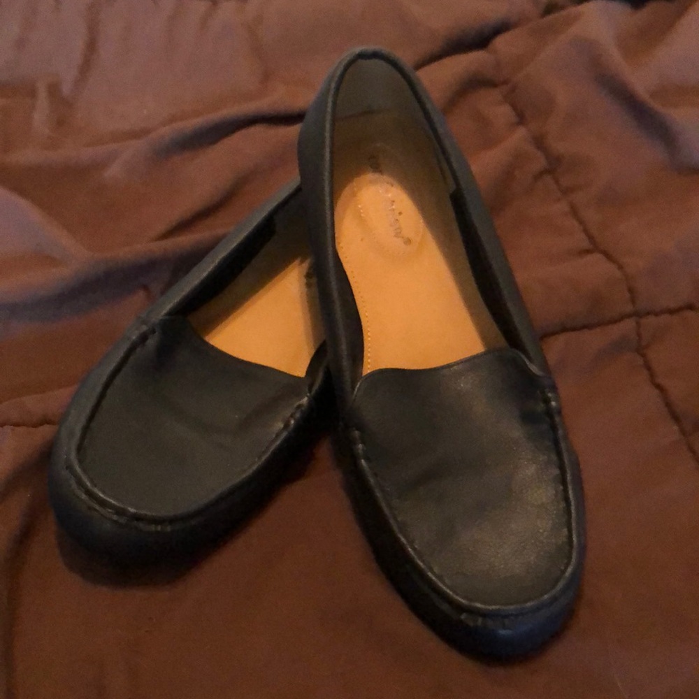 Navy blue loafers